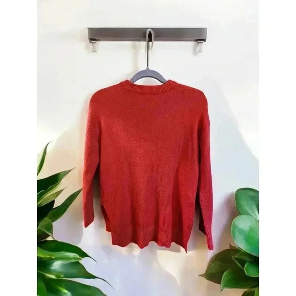 Tahari Women's Sweater Red Soft Knit Viscose XS - Picture 2 of 3